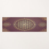 Heilige Geometrie Yoga Mat (Voorkant (horizontaal))