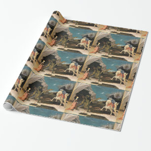 HEILIGE GEORGE, DRAAK EN PRINSES CADEAUPAPIER
