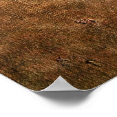 Heilige gezicht van Jezus Christus Poster (Hoek)