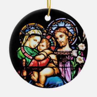 Heilige Gezin Keramisch Ornament