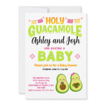 Heilige Guacamole Avocado Baby shower Fiesta