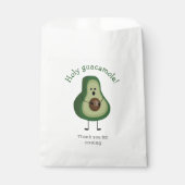 Heilige Guacamole! baby shower Bedankzakje (Voorkant)