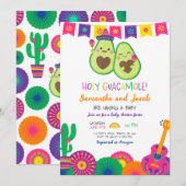Heilige Guacamole Baby shower Kaart (Voorkant / Achterkant)