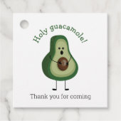 Heilige Guacamole! dank u Bedankjes Labels (Voorkant)