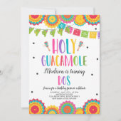Heilige Guacamole Dos 2e Verjaardag Cactus Fiesta  Kaart (Voorkant)