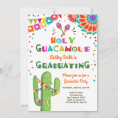 Heilige Guacamole Fiesta Afstuderen Kaart (Voorkant)