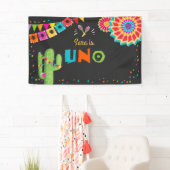 Heilige Guacamole Fiesta Verjaardag Banner Cactus  (Insitu)