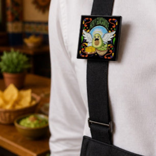 Heilige Guacamole Flair Knop Vierkante Button 5,1 Cm