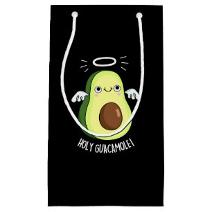Heilige Guacamole Funny Goody Avocado Pun Dark BG Klein Cadeauzakje