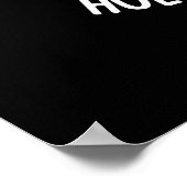 Heilige Guacamole Funny Goody Avocado Pun Dark BG Poster (Hoek)