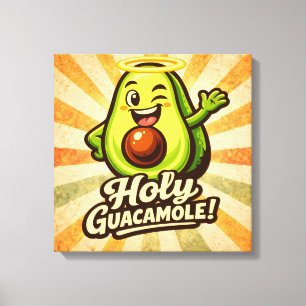 Heilige Guacamole - Guac Pack - Foodie Vrienden Canvas Afdruk