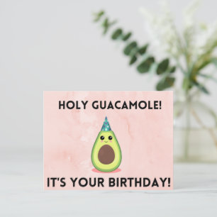 Heilige Guacamole, je verjaardag! Funny Card Briefkaart