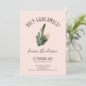 Heilige Guacamole Mexican Modern 1e verjaardag (Staand voorkant)