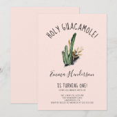 Heilige Guacamole Mexican Modern 1e verjaardag (Voorkant / Achterkant)