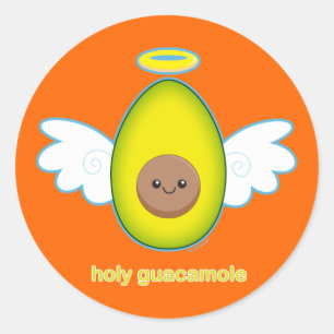 Heilige Guacamole Ronde Sticker