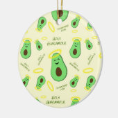 Heilige Guacamole schatteavocado Keramisch Ornament (Links)