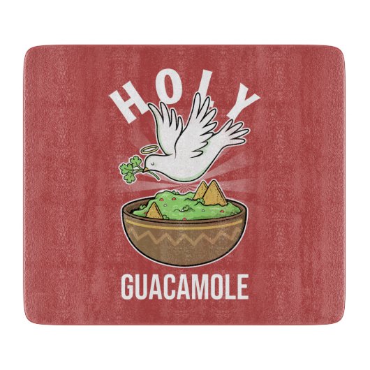Heilige Guacamole Snijplank (Voorkant)
