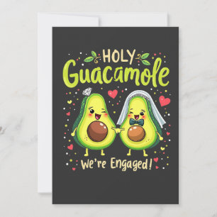 Heilige Guacamole We Verloven Ons Bruid Save The Date