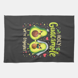 Heilige Guacamole We Zijn Verliefde Bruidspaartjes Theedoek