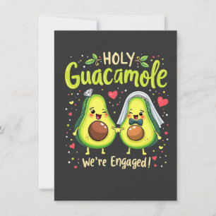 Heilige Guacamole Wij Verloven Echtparen Bruid Kaart