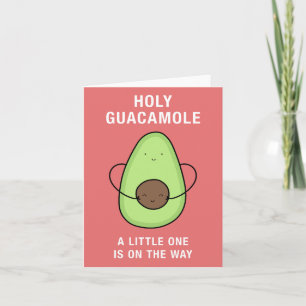 Heilige Guacamole Zwangerschap Baby op weg Kaart