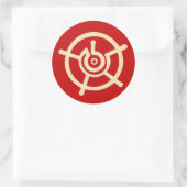 Heilige Halo Ronde Sticker (Tas)