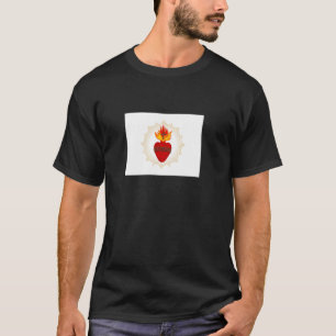 Heilige Hart van Jezus Vlag Shirt Christelijk Kath