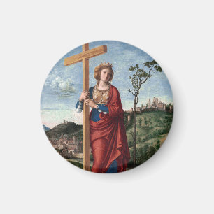 Heilige Helena met het Ware Kruis Heilige Kunst Magneet