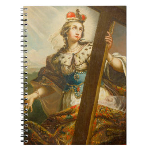 Heilige Helena met het Ware Kruis Heilige Kunst Notitieboek