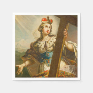 Heilige Helena met het Ware Kruis Heilige Kunst Servet