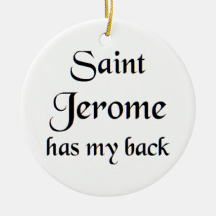 heilige hiëronymus keramisch ornament