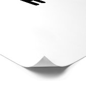 Heilige Holey Koe Funny Animal Pun Poster (Hoek)