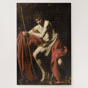 Heilige Johannes de Doper in de woestijn - Caravag Legpuzzel