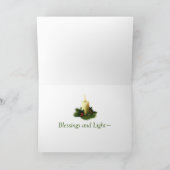 Heilige Kaart Yule (Binnen)