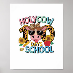 Heilige Koe 100 dagen school 100e dag smarter Teac Poster