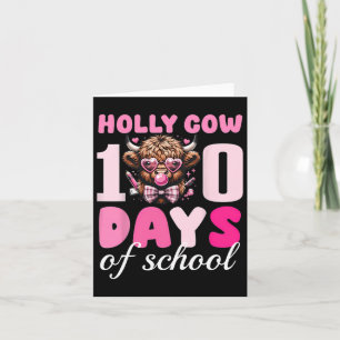 Heilige Koe 100 dagen school 100ste dag slimmer Kaart