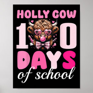 Heilige Koe 100 dagen school 100ste dag slimmer Poster