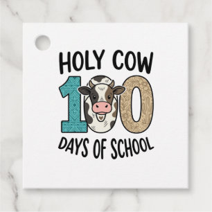 Heilige Koe 100 Dagen School Vintage Koe Shirt Des Bedankjes Labels