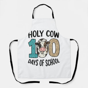 Heilige Koe 100 Dagen School Vintage Koe Shirt Des Schort