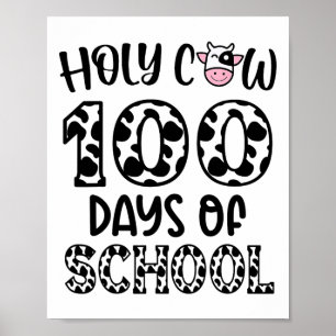 Heilige Koe 100 dagen van de Kinder Schoolleraars Poster