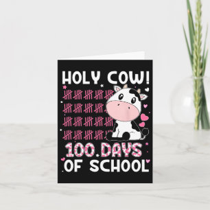 Heilige Koe 100 dagen van schoolleraren Studenten Kaart