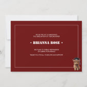 Heilige Koe! Aankondiging afstuderen (Achterkant)