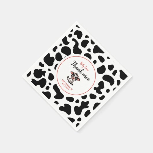 Heilige koe, dank Moo voor zijn komst Servet (Hoek)