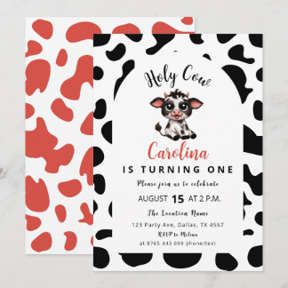 Heilige Koe die één wordt Feestdagenkaart