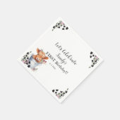 Heilige Koe Eerste verjaardag Servet (Hoek)