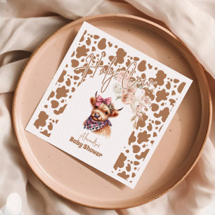 Heilige Koe Hoogland Koe Baby shower Servet