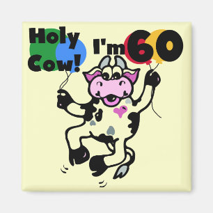 Heilige Koe Ik ben 60 Tshirts en cadeautjes Magneet