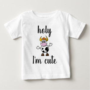 Heilige Koe ik ben Cute Baby T-Shirt