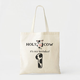 Heilige Koe Ik Ben Eén 1e Verjaardag Boerderij Die Tote Bag