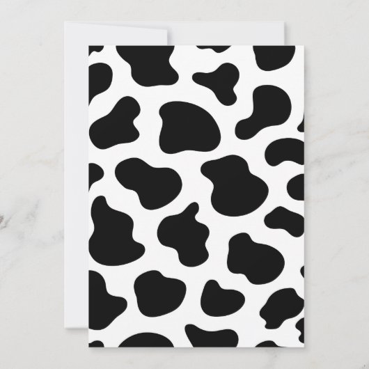 Heilige Koe Ik ben één meisje 1e verjaardag foto Kaart (Achterkant)